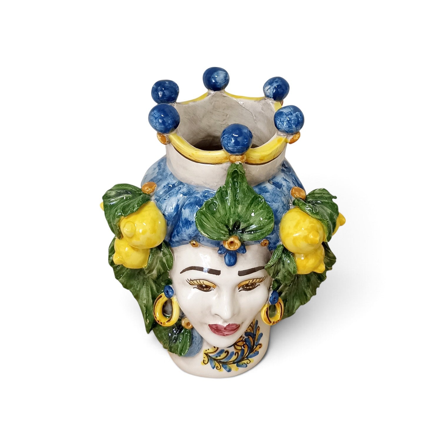 Moor's heads traditional Sicilian vases