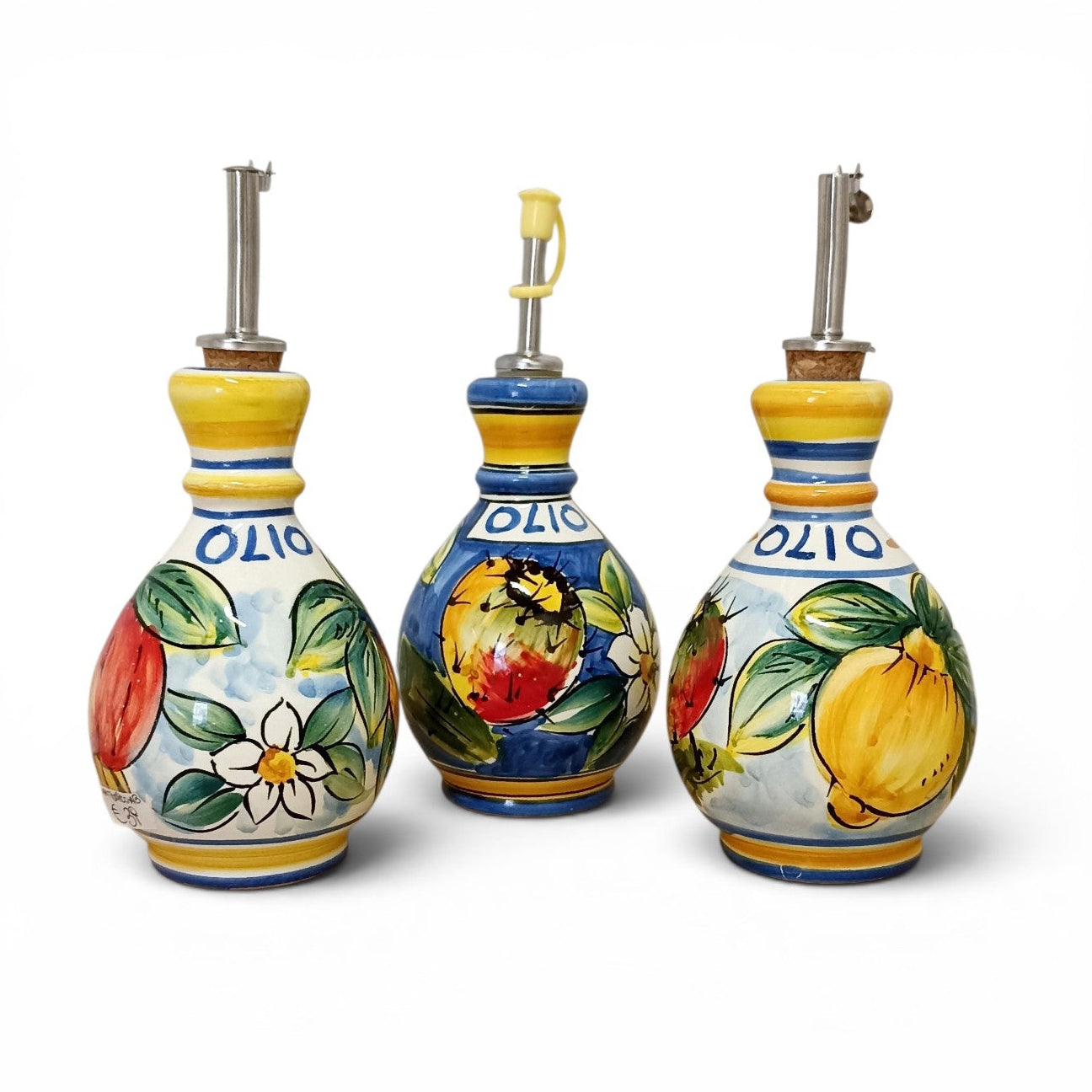 Oliera decorata in Sicilia 