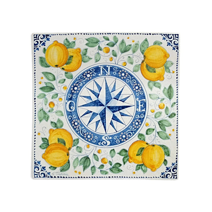 Rosa dei venti ceramica