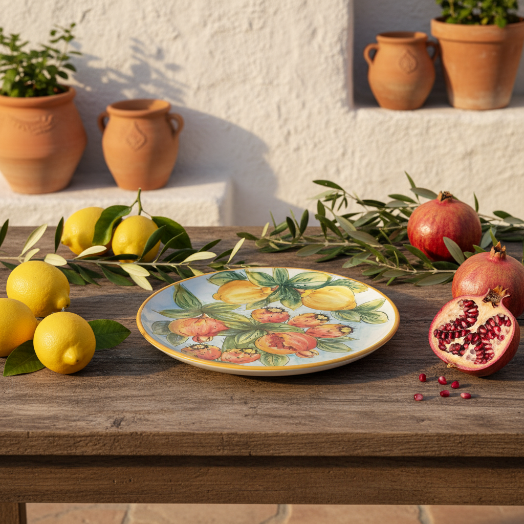 Piatto da appendere alla parete di Caltagirone 