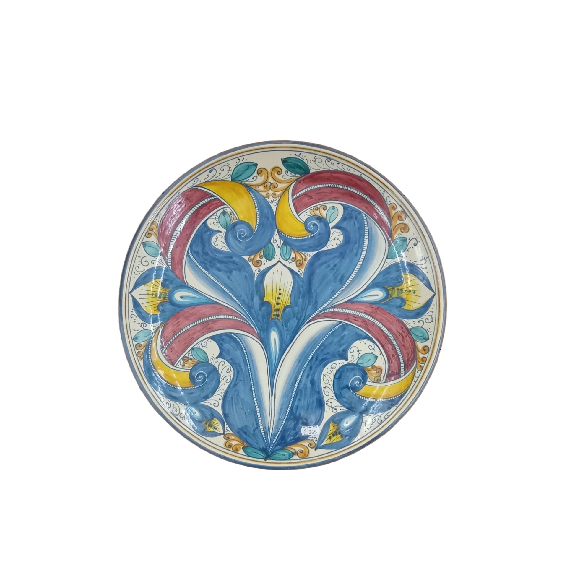 Piatto maiolica di Caltagirone 