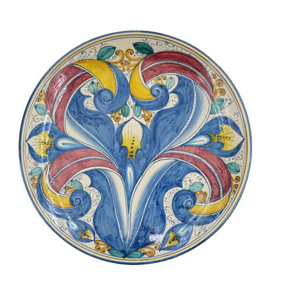 Piatto da muro in ceramica di Caltagirone 