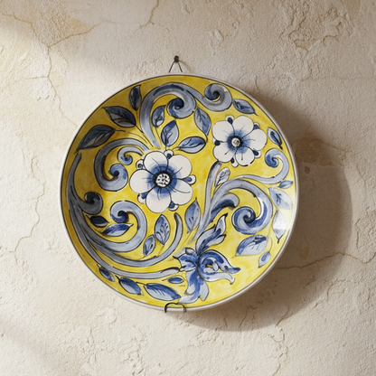 Piatto maiolica Caltagirone 