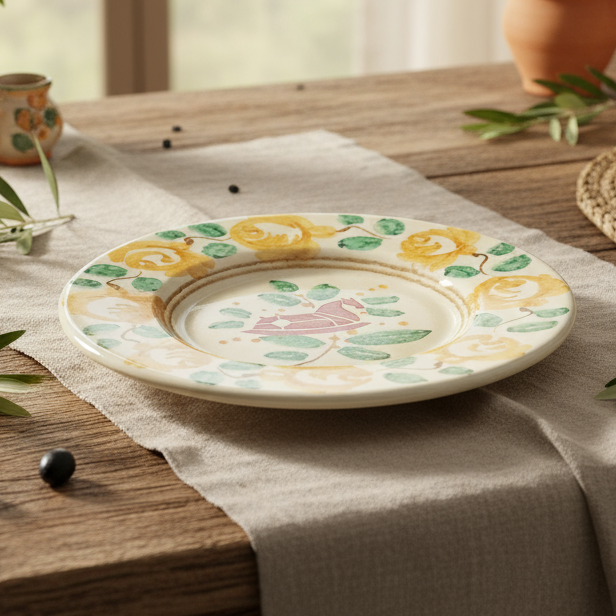 Piatto maiolica di Caltagirone 