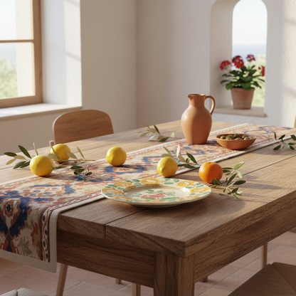 Servizio piatti personalizzato di Caltagirone 