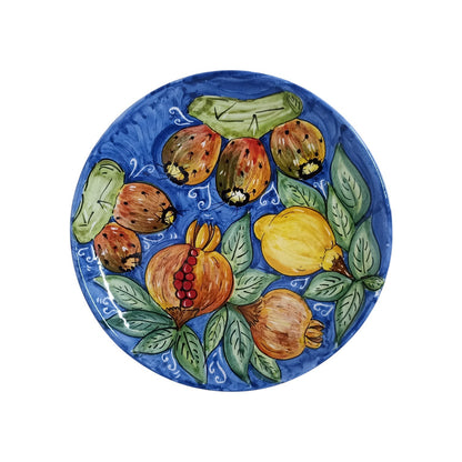 Piatto tavola ceramica Siciliana 