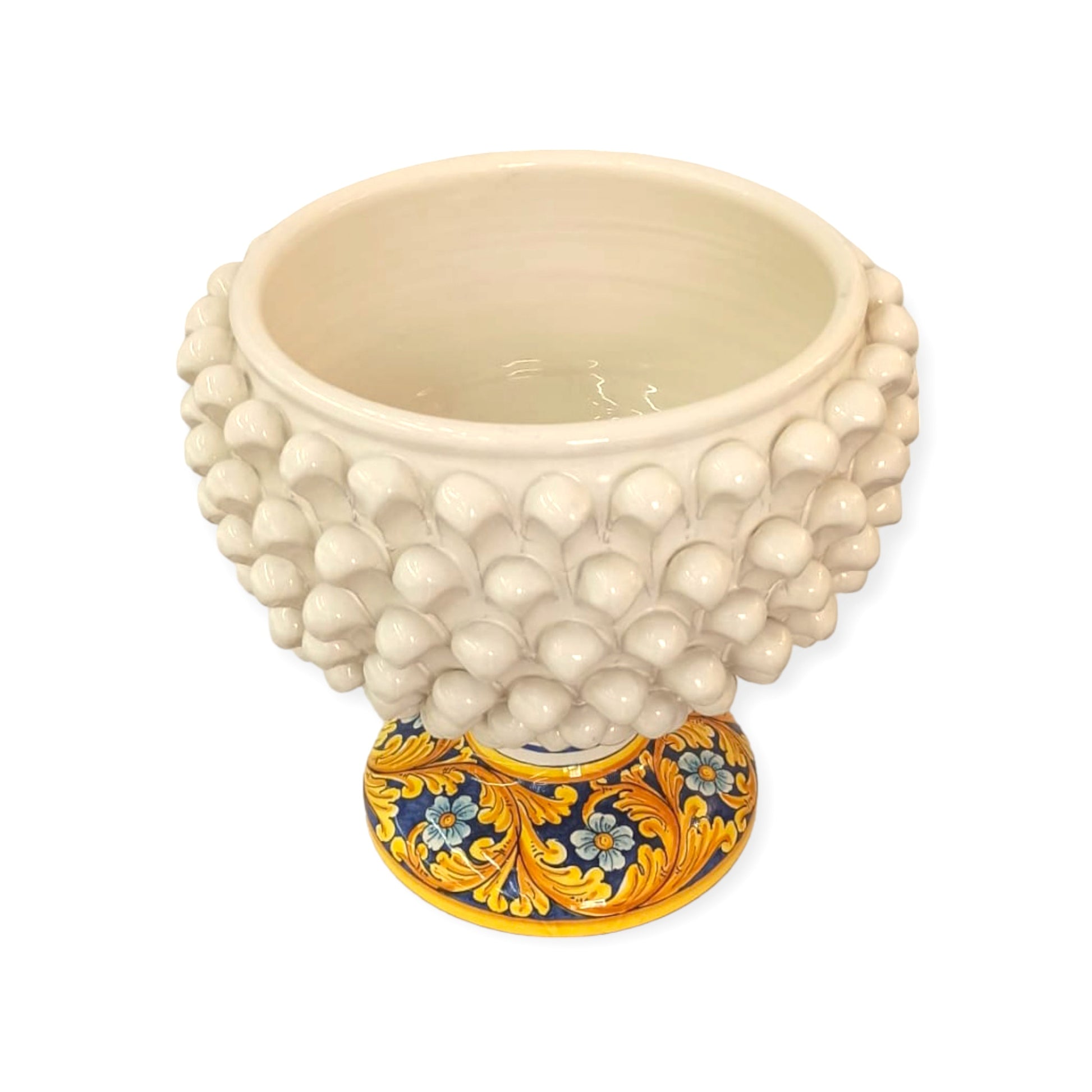 Vaso decorato grande ceramica, souvenir siciliani
