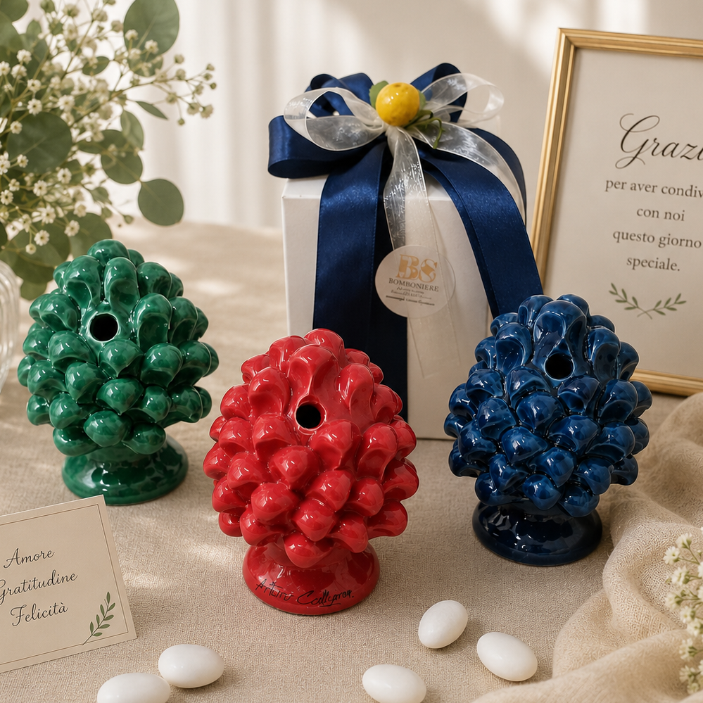 Pigna Siciliana bomboniera matrimonio 