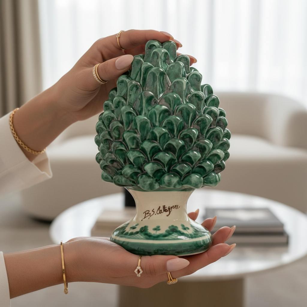 Pigna Caltagirone tradizionale fatta a mano