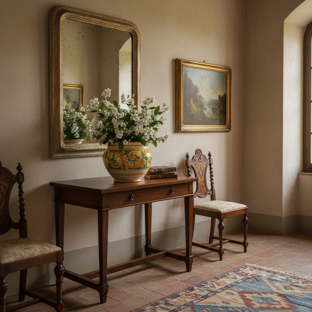 Cache-pot maiolica Siciliana 