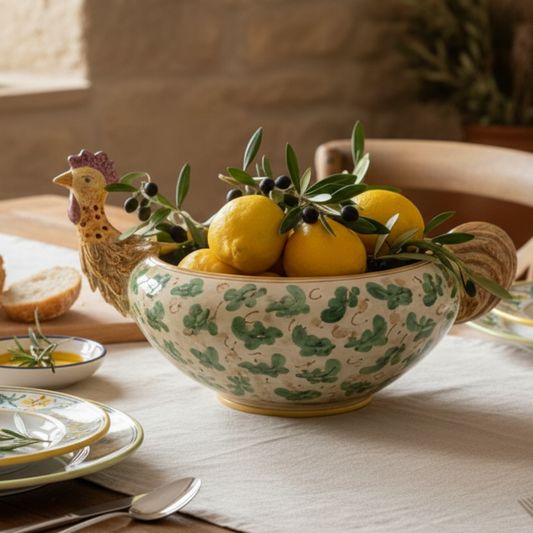 Porta frutta da centrotavola di Caltagirone 