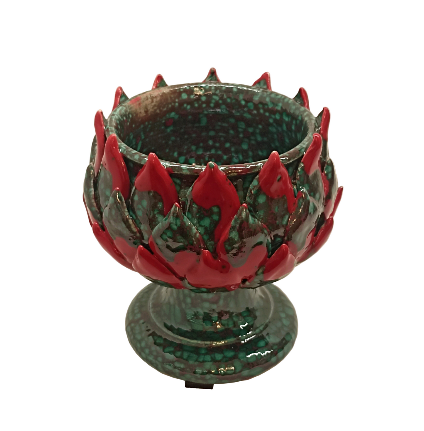 Portapiante maiolica da scrivania