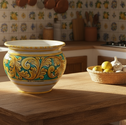 Portapiante fatto a mano a Caltagirone 