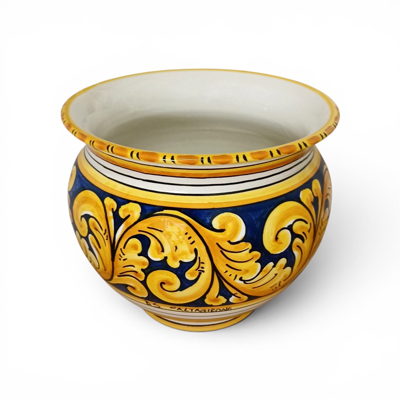 Portapiante in ceramica di Caltagirone 