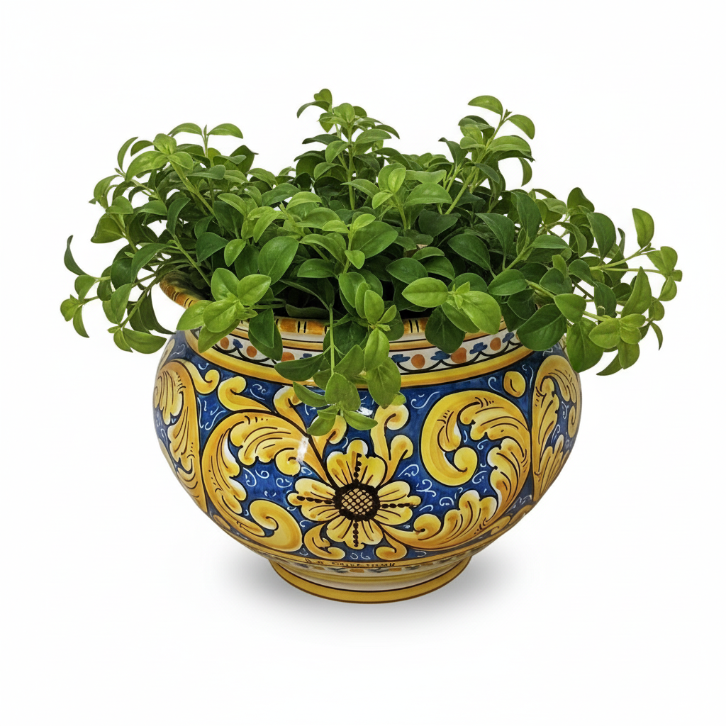 Portapiante in ceramica di Caltagirone 