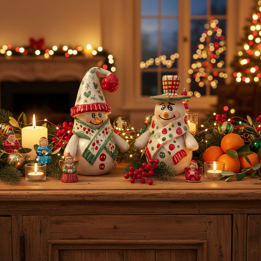 Pupazzo di neve da collezione 