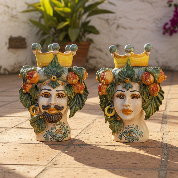 Sicilian Moorish heads