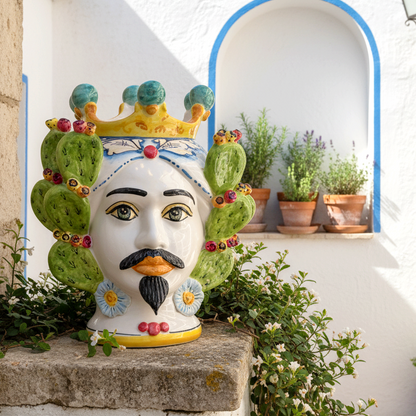 Sicilian ceramic Moor's head