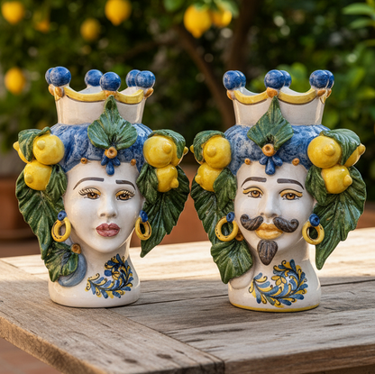 Sicilian ceramic Moor's head