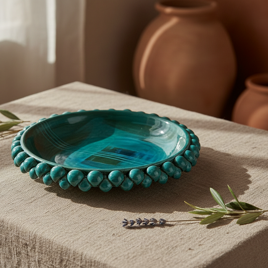 Sicilian ceramic centerpiece