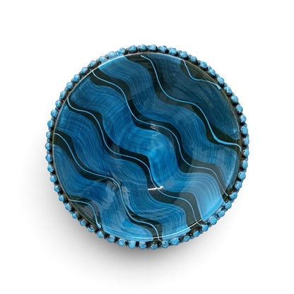Sicilian ceramic centerpiece plate