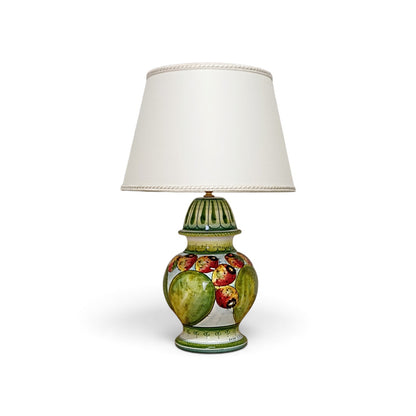 Sicilian ceramic decorated lamp