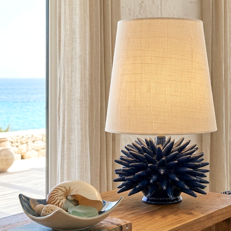 Sicilian ceramic lamp