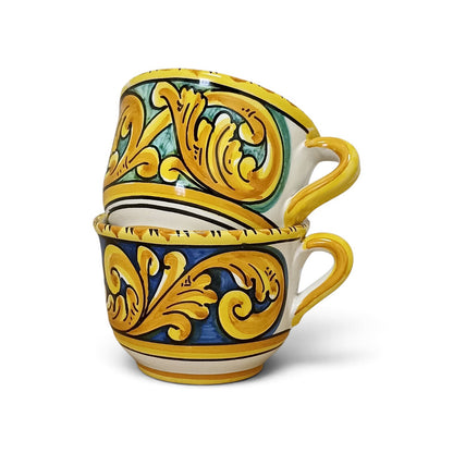 Sicilian ceramic milk cup