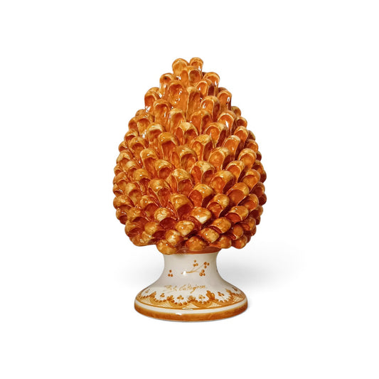 Sicilian ceramic pine cone