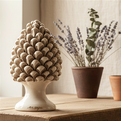 Sicilian ceramic pine cone