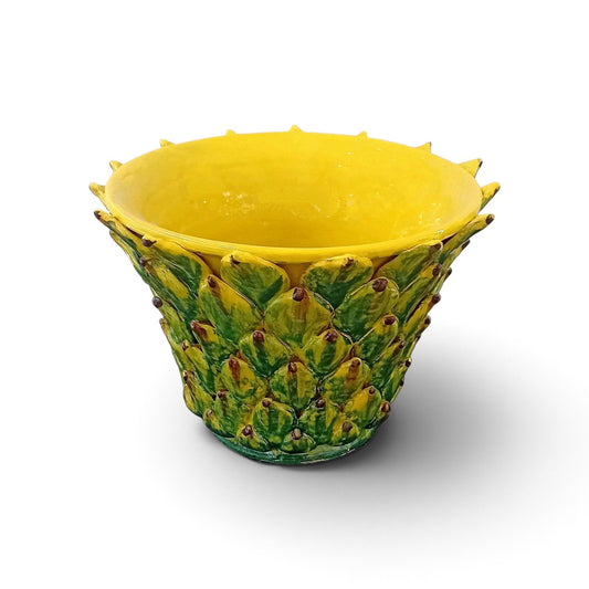 Sicilian ceramic plant pot