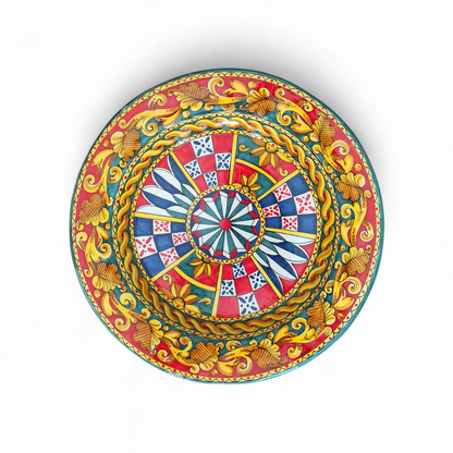 Caltagirone ceramic plate