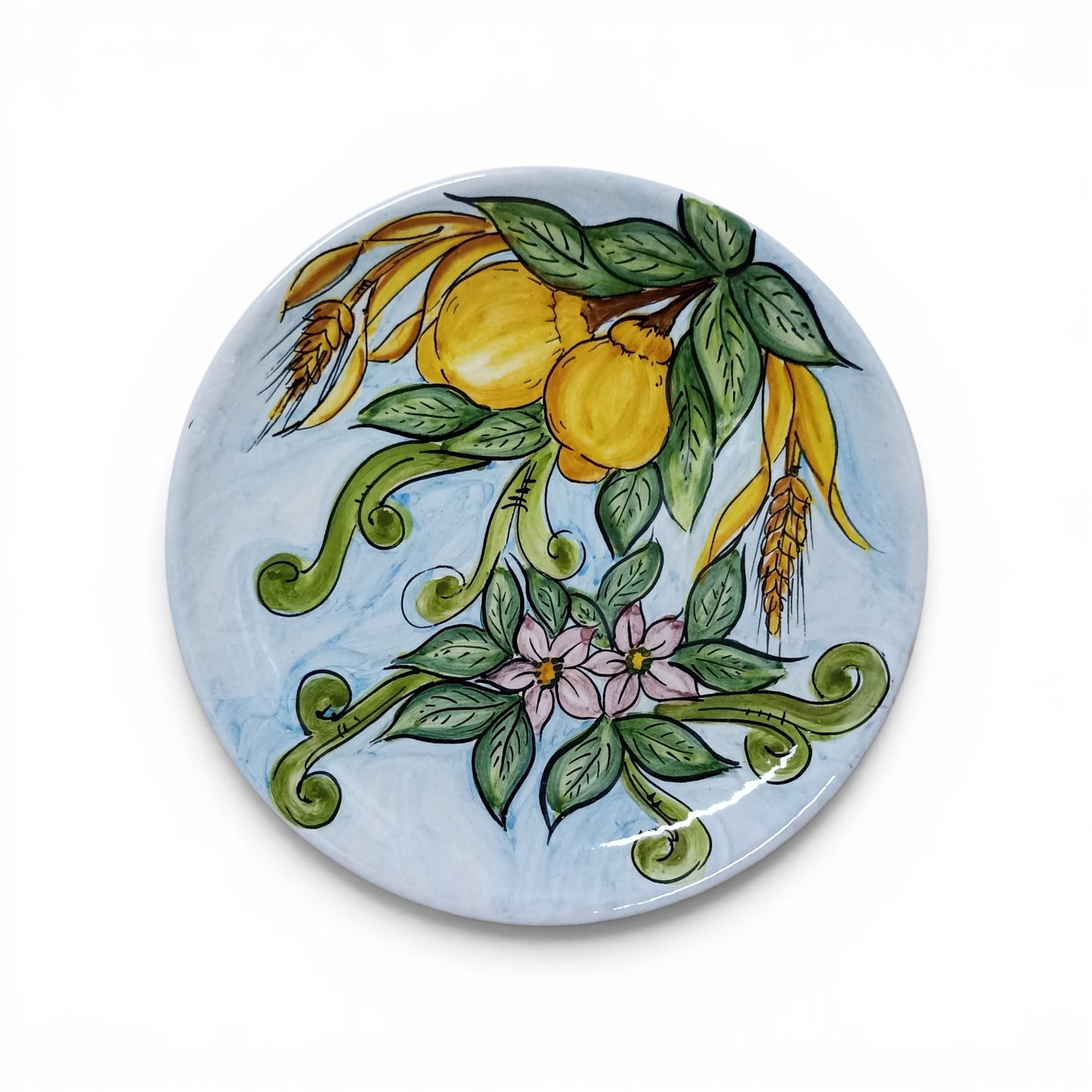 Sicilian ceramic plate for the table