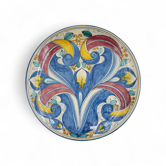 Sicilian ceramic plate from Sciacca