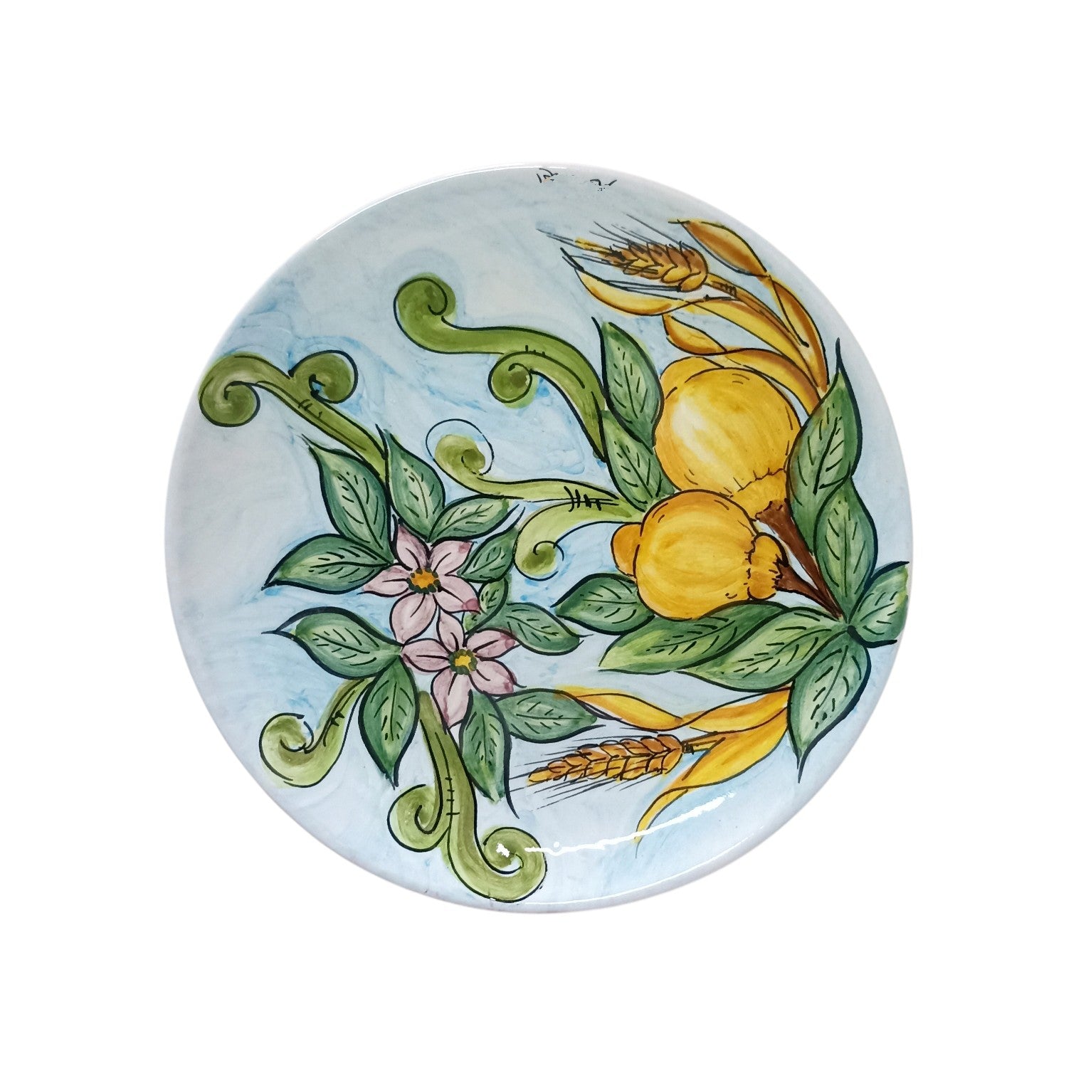 Sicilian ceramic table plate