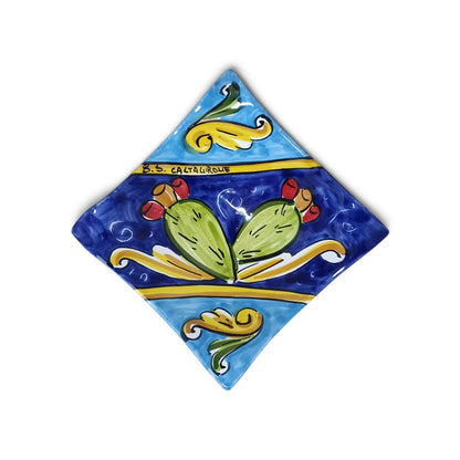 Sicilian ceramic trinket tray