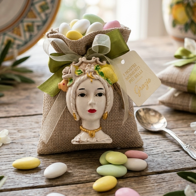 Sicilian ceramic wedding favor