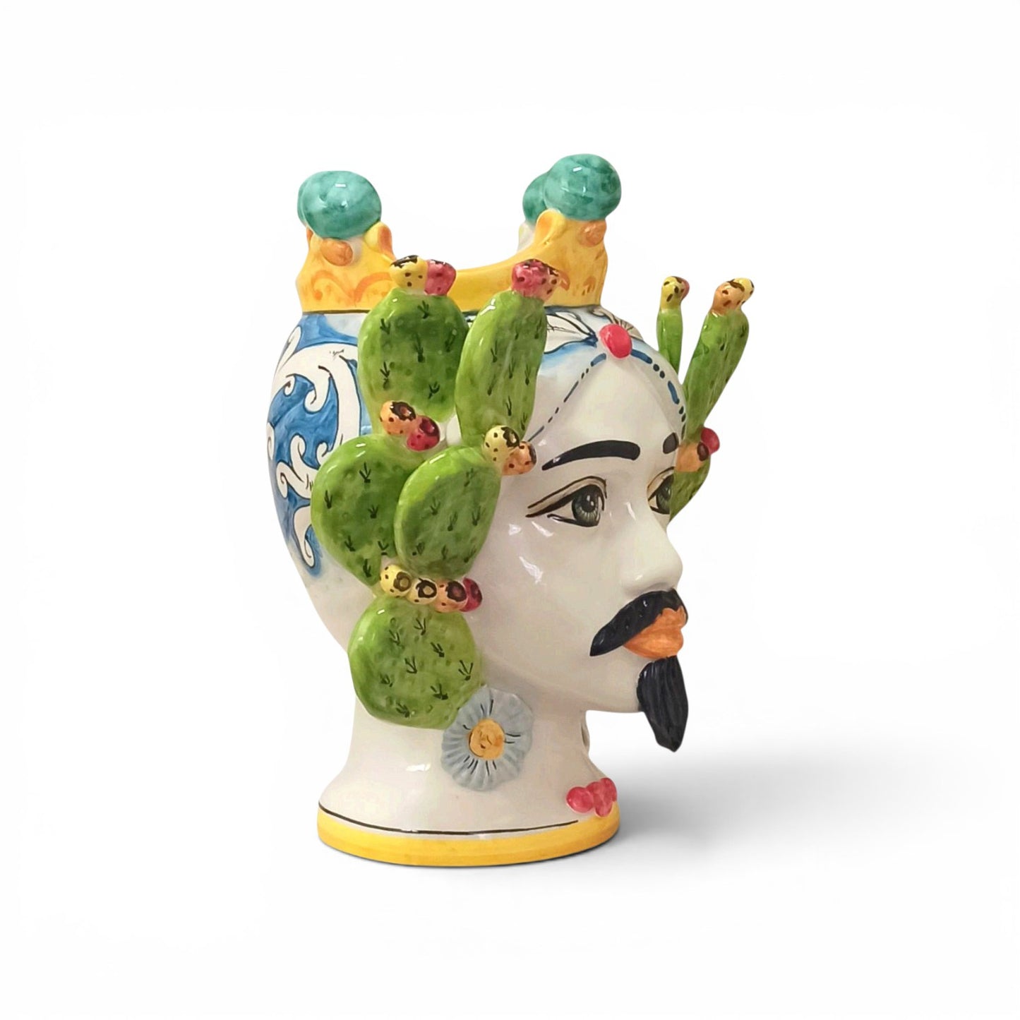 Sicilian majolica Moor's head