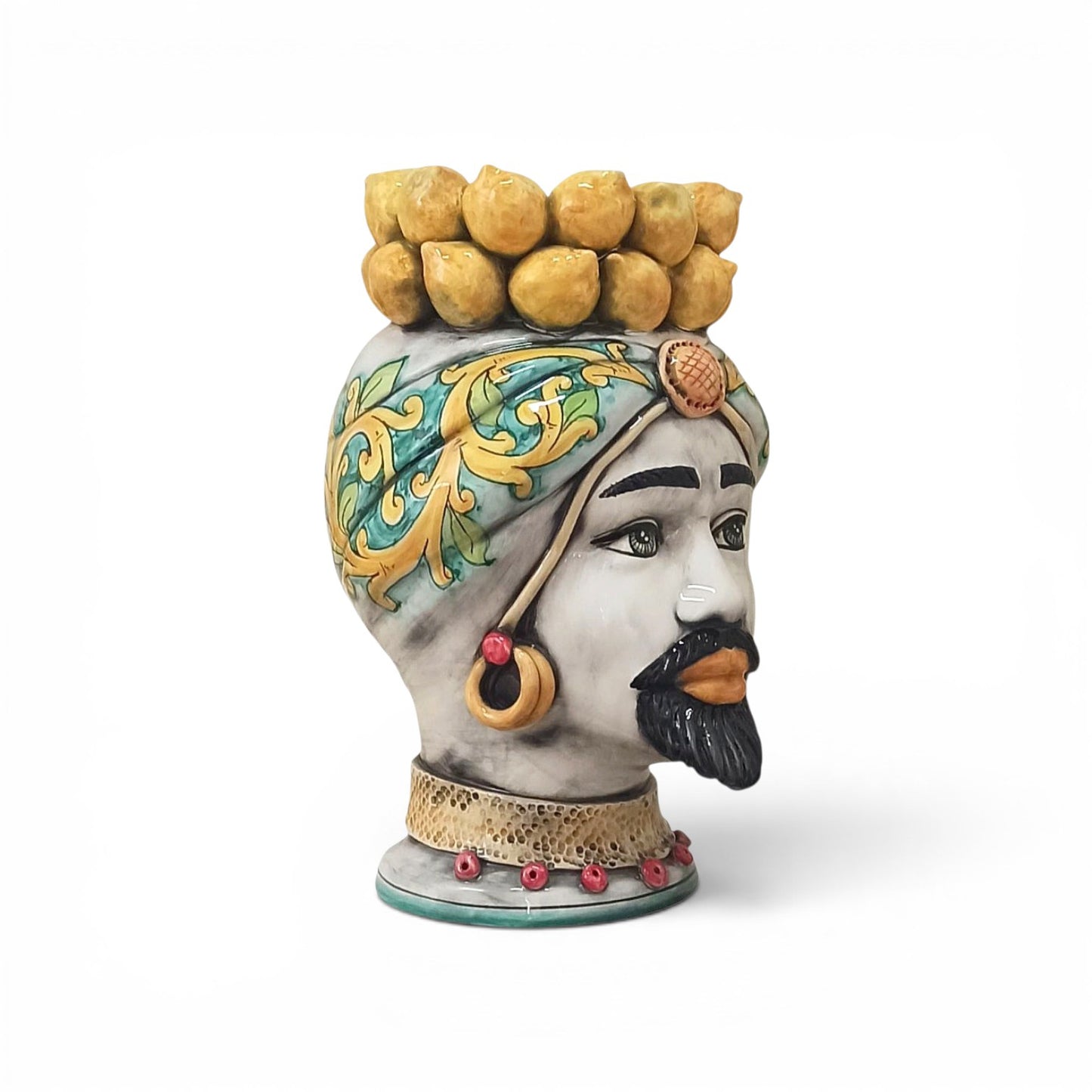 Sicilian majolica Moor's head