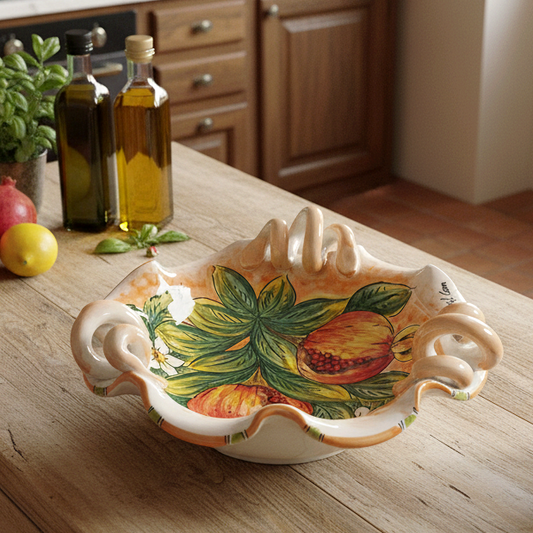Caltagirone ceramic centerpiece