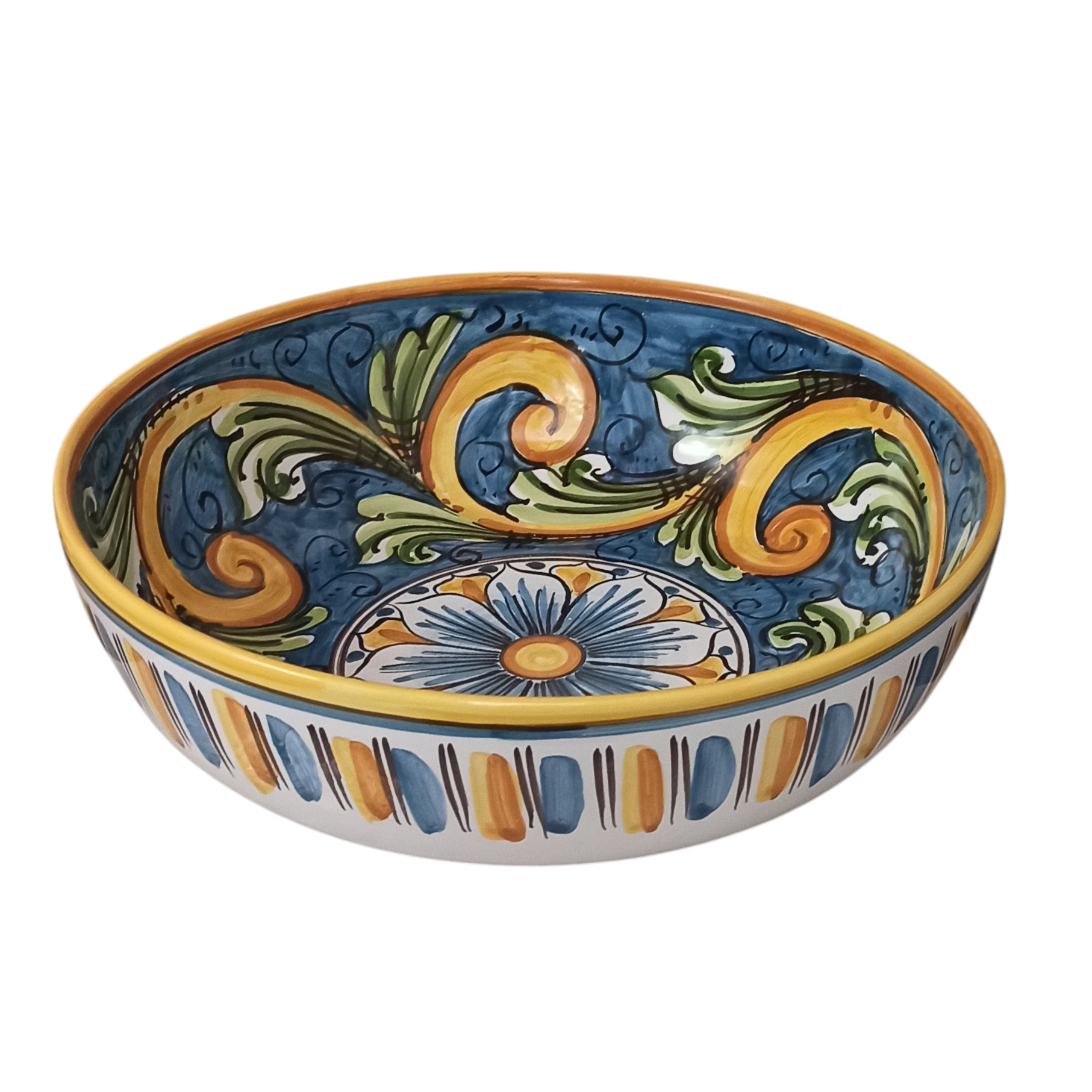 centrotavola ceramica di Caltagirone barocco siciliano