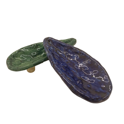 Svuotatasche pala di Ficod'India in maiolica di Caltagirone 