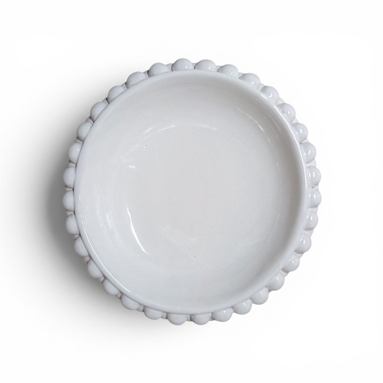 Svuotatasche ceramica bianca