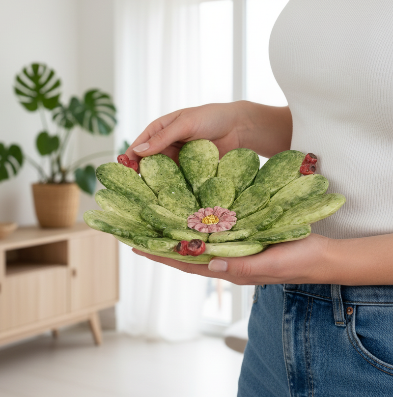 Portacioccolatini maiolica Caltagirone 