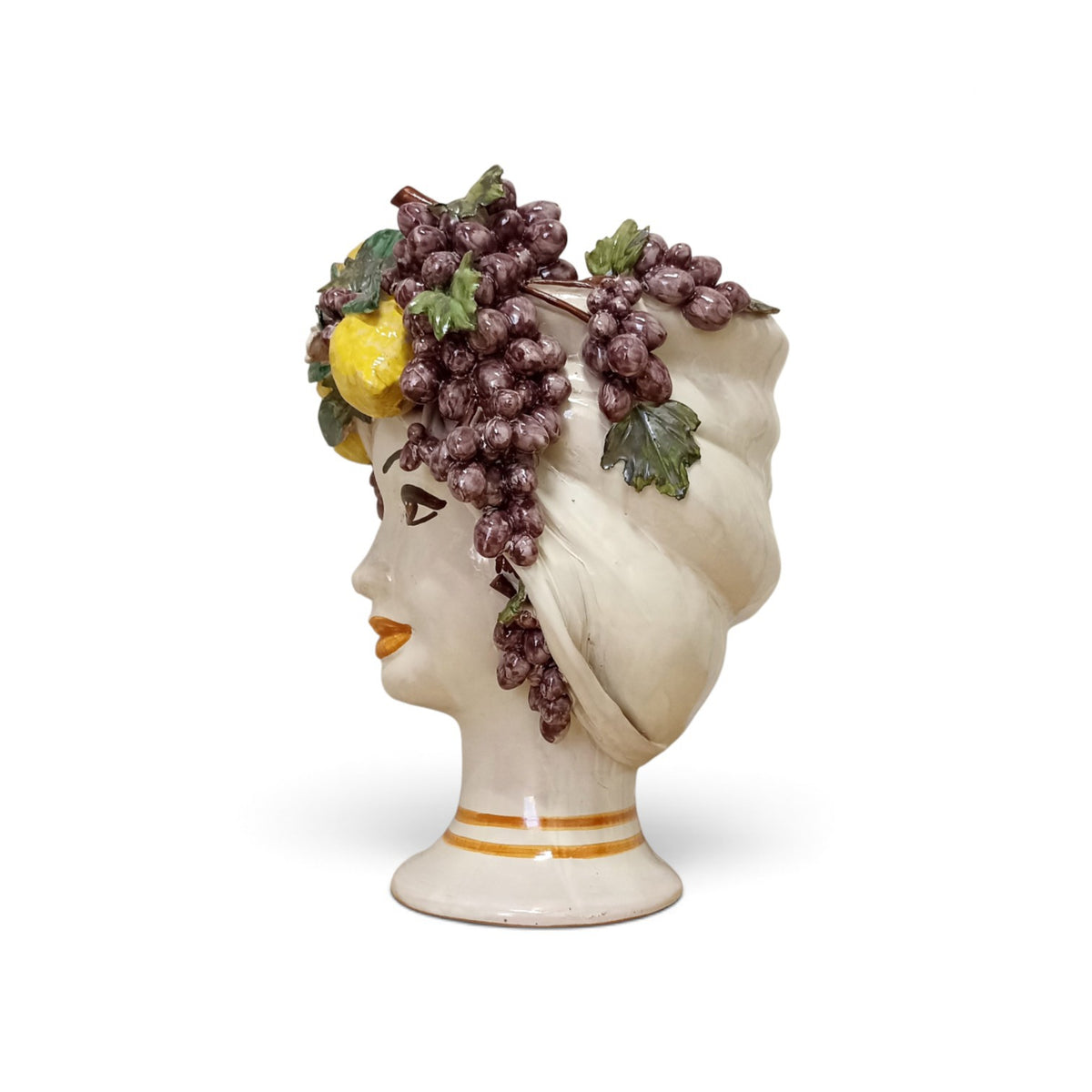 TESTA DI MORO IN MAIOLICA MADE IN SICILY