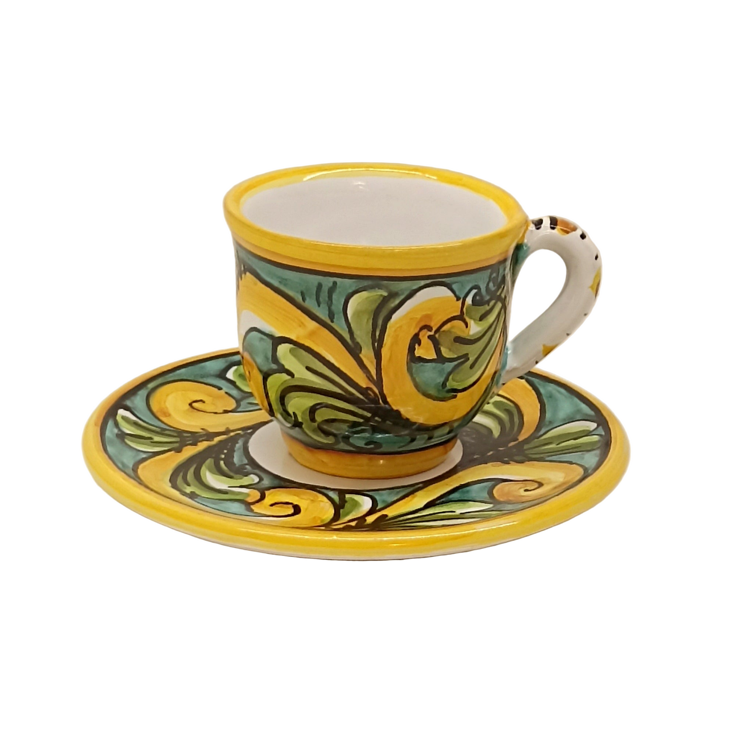 Tazzina caffè ceramica Caltagirone 