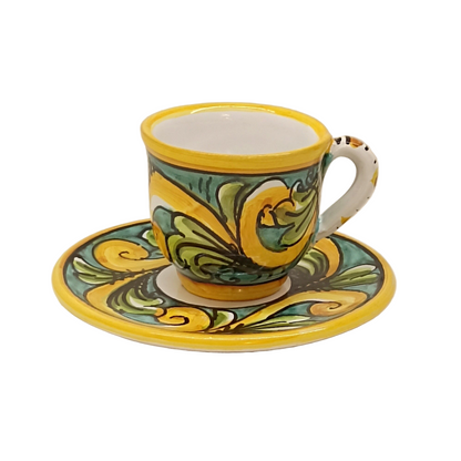 Tazzina caffè ceramica Caltagirone 