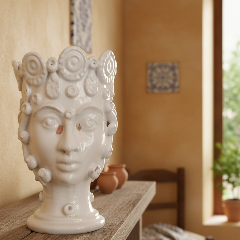 Testa moro Caltagirone moderna