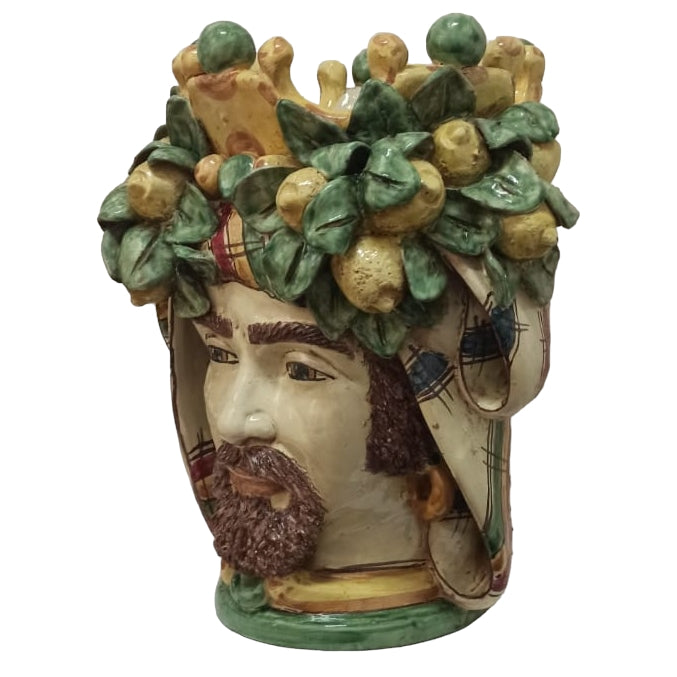 Testa di Moro Guzzardi Salvatore ceramiche Caltagirone