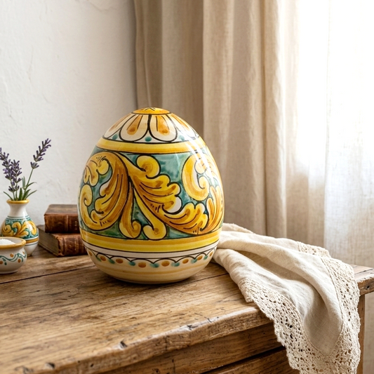 Uovo in maiolica di Caltagirone 